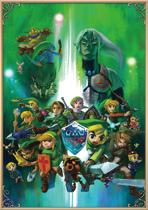 The Legend of Zelda Sound & Drama shigeru Miyamoto CD Spine Card