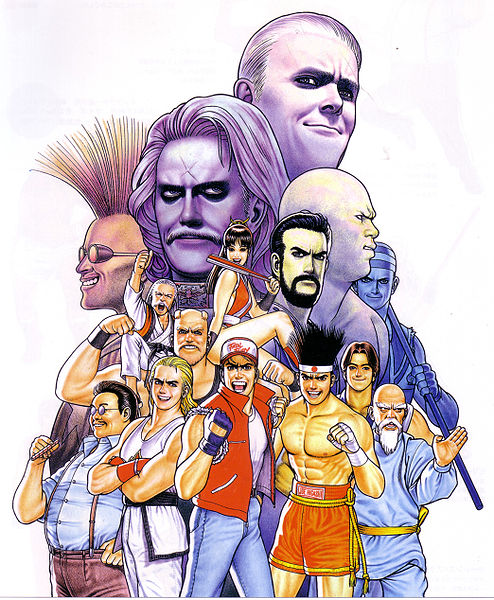 Fatal Fury Real Bout Characters Selection Evolution [1991-1999] 