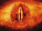 The Eye of Sauron portrayed as the all-seeing eye in Peter Jackson's 