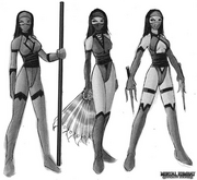 Kitana Mileena Jade MKSM