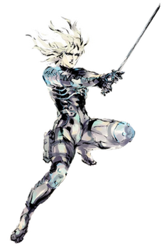 Recently, I have been playing the Metal Gear Solid games. After beating the  third one, I started Metal gear Solid 4. Why is Raiden a robot? Did I miss  a game in