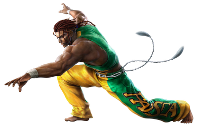 Personagem - Eddy Gordo, o capoeirista brasileiro de Tekken - Arkade