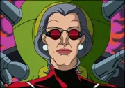 Animated Madame Web, as she appeared in the 1990s .