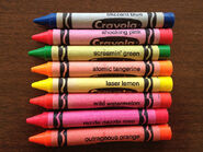 Crayola Jumbo Flourescent Crayons