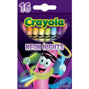 Crayola Neon Nights Crayon Box