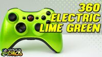 Xbox 360 Electric Lime Controller