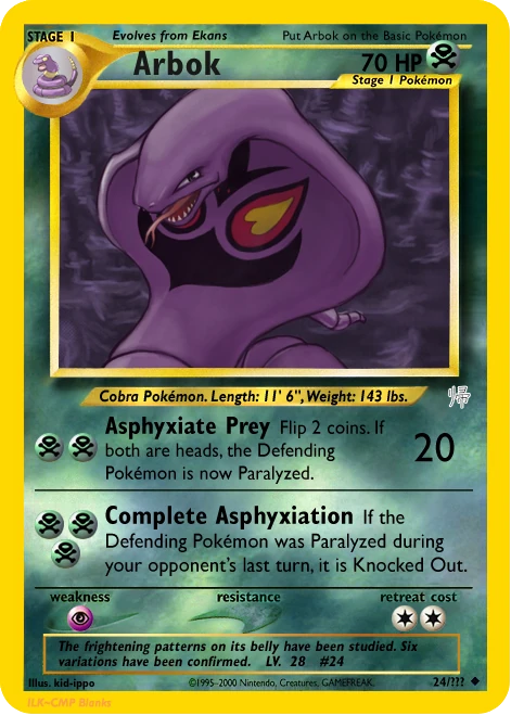 Arbok (Neo Redux 24) | Neo Redux Wiki | Fandom