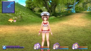 Vermilion Flower Swimsuit