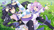 Noire got landed on again in Date A Live: Spirit Pledge