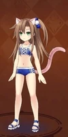 Swimsuit + Cat IF SNRPG