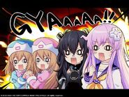 Nepgear and the other CPU Candidates Shocked