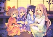 The four CPUs in Yukata