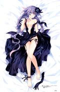 Hyperdimension Neptunia: The Animation Purple Heart Body Pillow art