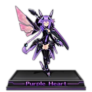 Purple Heart Figure Icon V