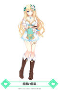 Enchanter costume from Cyberdimension Neptunia: 4 Goddesses Online