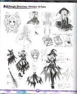 Histoire and Arfoire Sketches from Art book