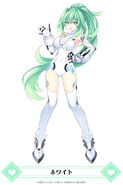 MainichiCH-Green Heart White Processor Unit