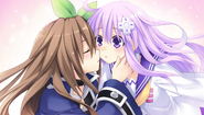 IF kisses Nepgear