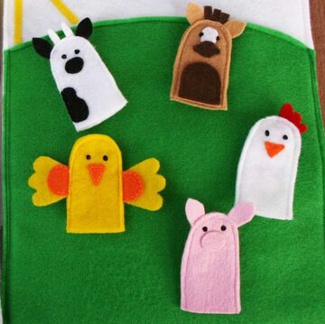 Animal farm finger puppets shop