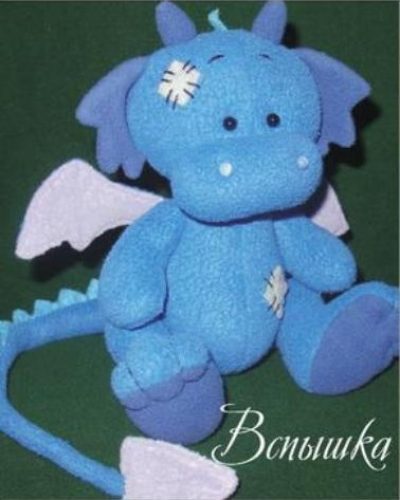 8 FREE Dragon Stuffed Animal Patterns to Sew