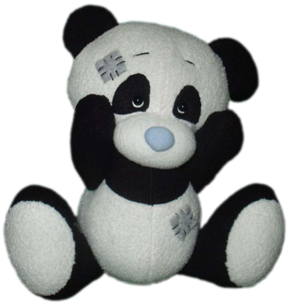 Panda Bear Sewing Pattern, Panda Plush Pattern, Stuffed Animal