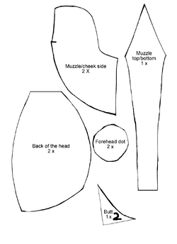 Husky plush pattern discount