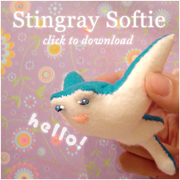Stingray stuffed animal pattern cheap