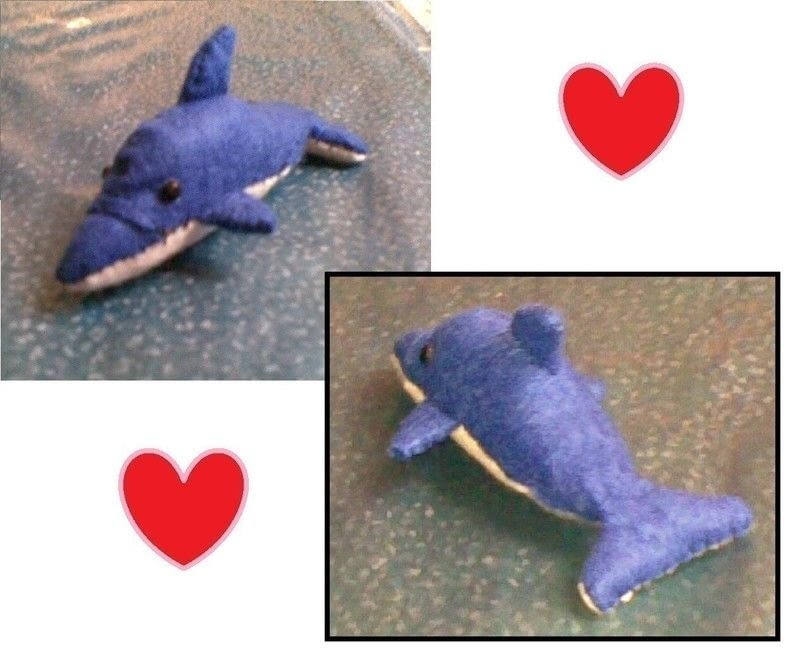 Dolphin stuffed animal pattern sale