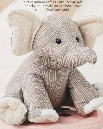 elephant plushie sewing pattern jo carter craft resource wiki fandom