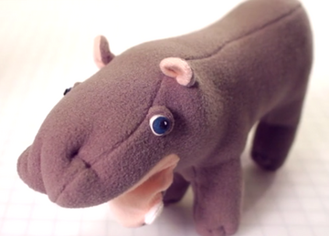 Hippo stuffed animal pattern online