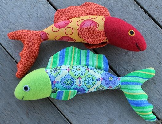 Fish Plushie Sewing Pattern 2 (Abby Glassenberg)