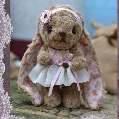 Rabbit Plushie Sewing Pattern (Nadezhda Yuditskaya) | Craft Resource ...