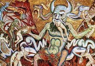 The hell mosaic coppo di marcovaldo baptisterium florence