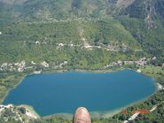 Boračko Lake, largest glacial mountain lake in Bosnia and Herzegovina