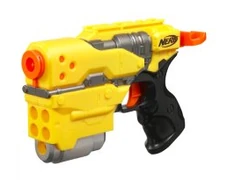 The , an example of an external mechanism blaster.