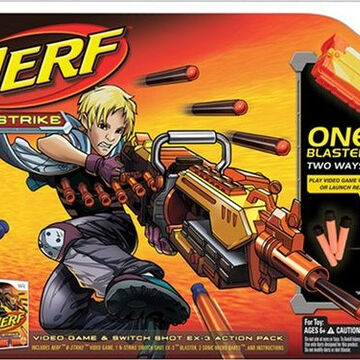 nerf n strike wii game