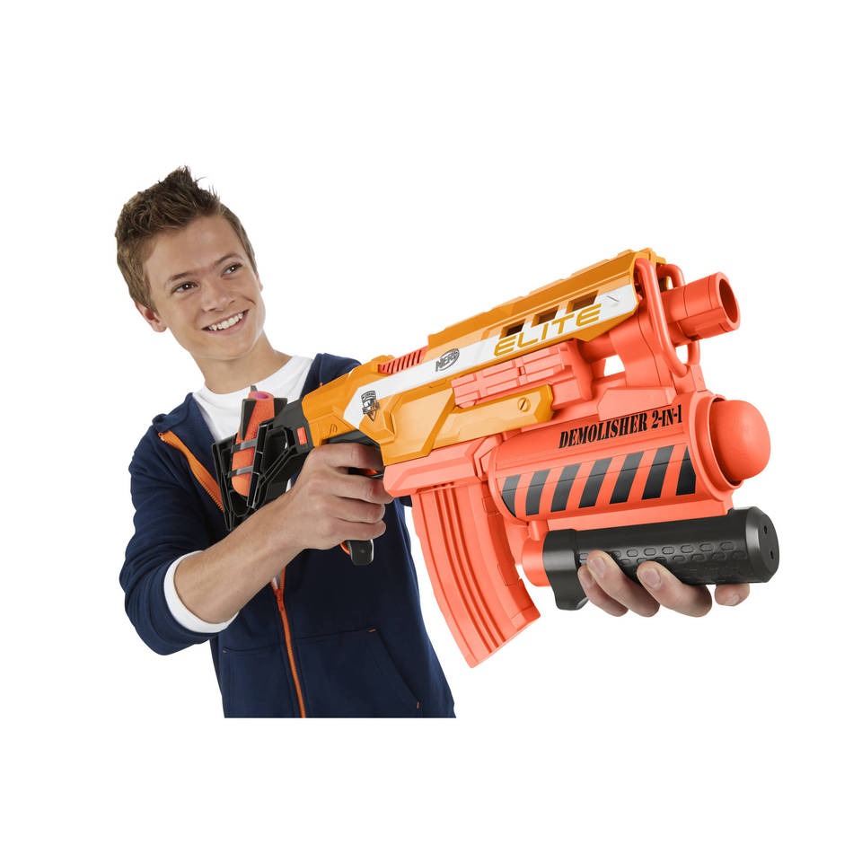 Save 57% on the Nerf Modulus Demolisher 2-in-1 motorized dart and