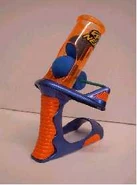 The prototype of the Atomizer, then known as the Sling Shot.