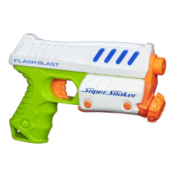 Nerf Super Soaker Point Break Water Squirt Toy White Orange Working