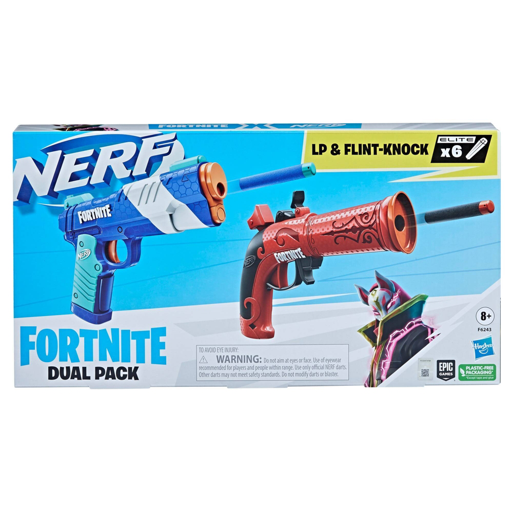 Nerf Fortnite Blue Shock Dart Blaster