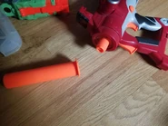 The barrel removed from the Titan.