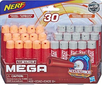 nerf mega accustrike bullets