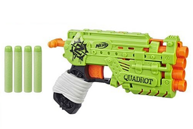 Nerf Zombie Survival Nailbiter Kids Toy Blaster with 8 Darts 