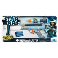 The packaging for the Rebel Trooper Electronic Blaster.