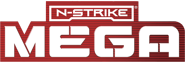 The N-Strike Mega logo, from 2016 to 2020.