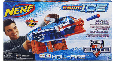 Lançador Nerf Sonic Fire Elite Strongarm - Hasbro em Promoção na