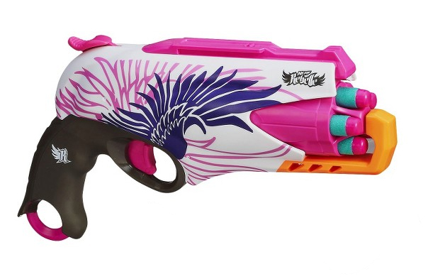 NERF Rebelle Sweet Revenge + Pink Crush Foam Blaster Dart Gun RARE Set