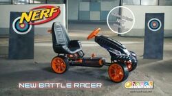 Hauck nerf battle racer ride on pedal go kart shop