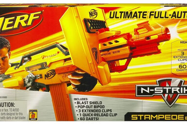 2012 Nerf RAPID STRIKE CS-18 Elite Soft 18 Dart Clip Automatic Battery Gun  Toy