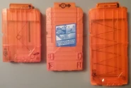 The eight dart Flip Clip compared to Nerf six and ten dart clips.